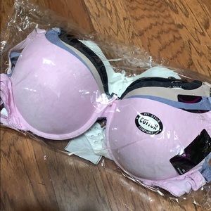 6 pk Sofra Cotton Bras NEVER WORN